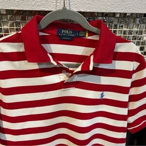 Polo by Ralph Lauren Kids Striped Red and White Polo